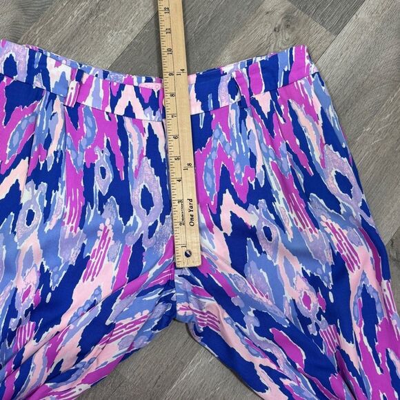 Lilly Pulitzer Amethyst One Too Many Saffron Jogger Pants Purple Pink 2 - Picture 12 of 14